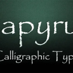 papyrus font generator