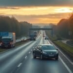 Car crash m40 motorway