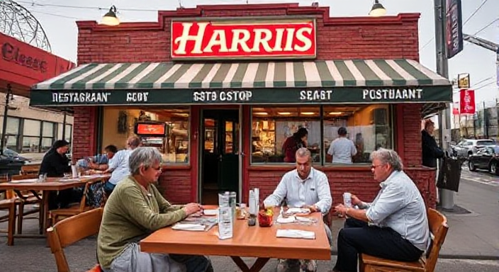 Harris Campaign Restaurant Stop